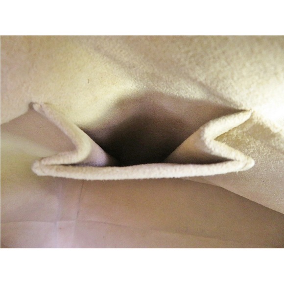 Louis Vuitton White and Tan Checkered Tote - Picture 13 of 16